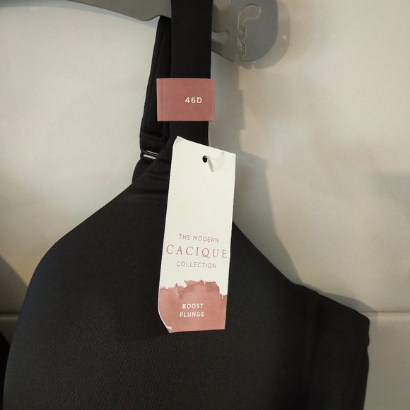 Cacique 46 D Smooth Boost Plunge Bra - Picture 3 of 6